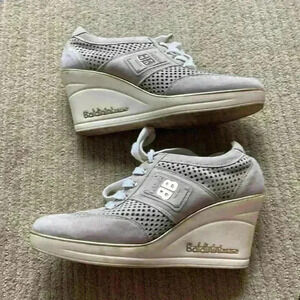 Platform Leather Sneaker Shoe high platform sneaker shoe size 38 EUR.